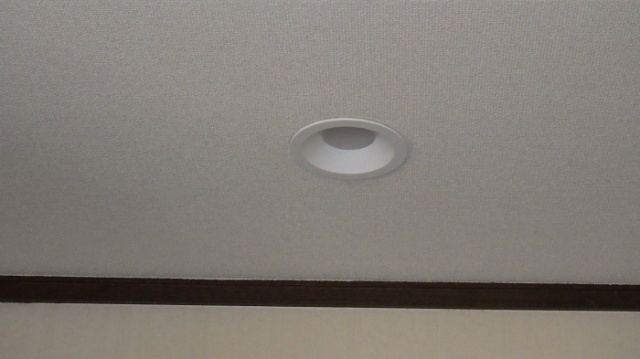施工後(LEDダウンライト本体設置)