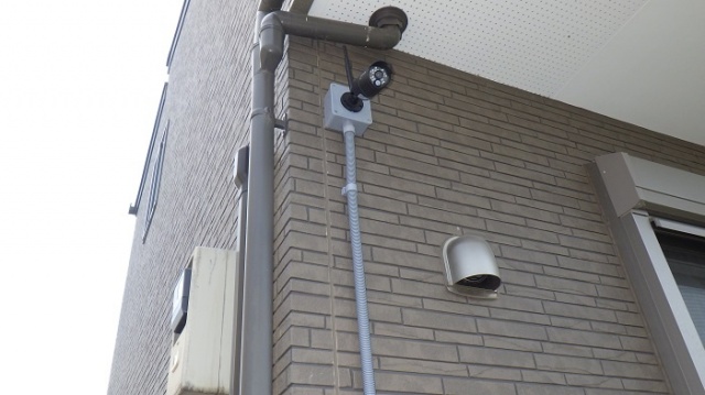 施工後(カメラ本体設置)